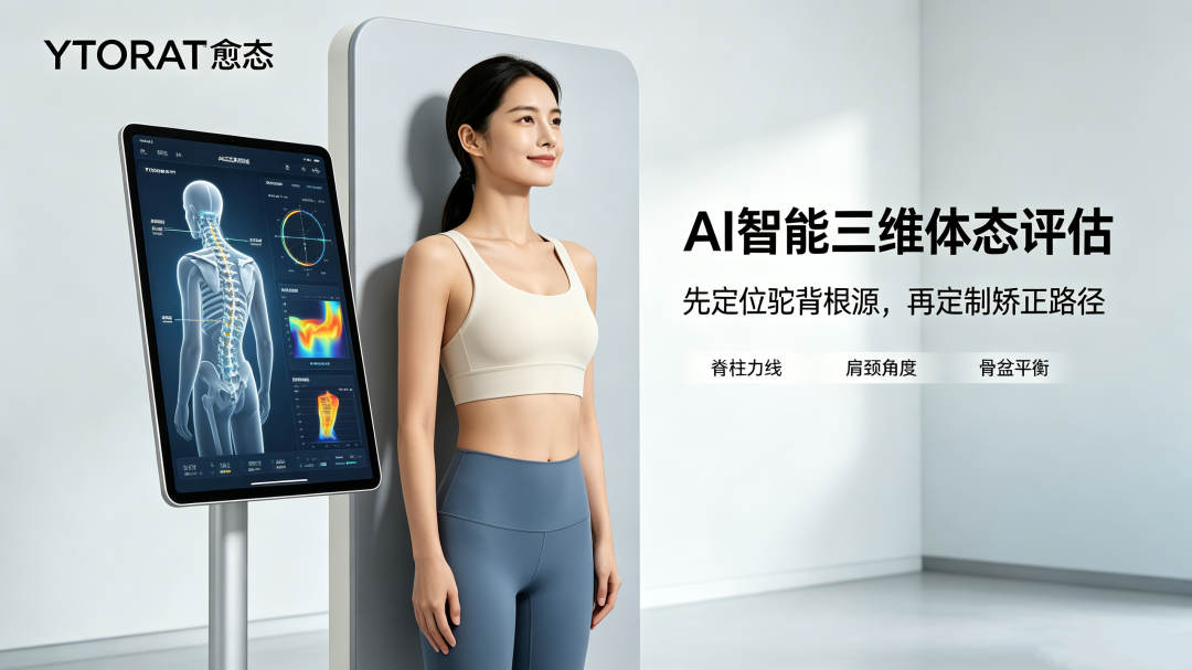 驼背怎么改善？YTORA™愈态个性化矫正，专属训练重塑体态